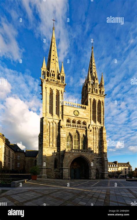 France Finistere Saint Pol De Leon The Saint Paul Aurelien Cathedral