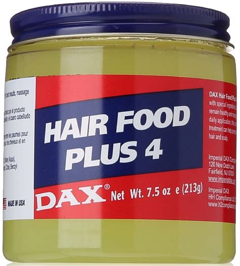 DAX Hair Food Plus 4 ingredients (Explained)