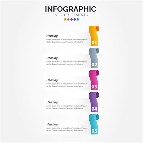 Plantilla De Dise O De Infograf A Vertical Empresarial Con Iconos Y