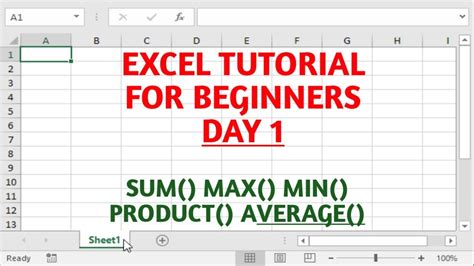 Tutorial Excel