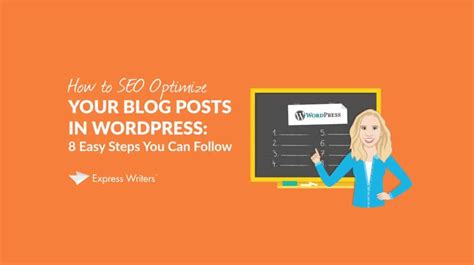 How To Seo Optimize Blog Posts In Wordpress A Step By Step Guide