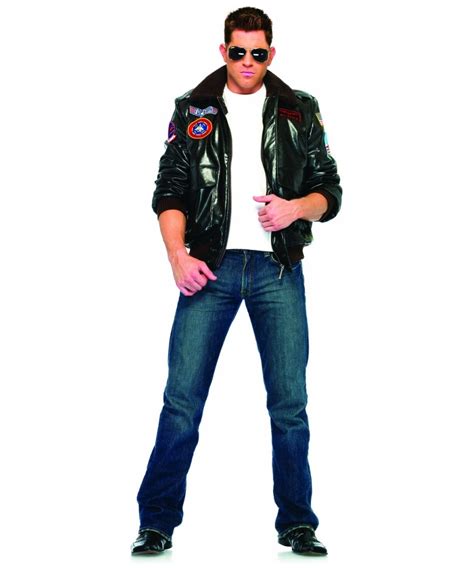 Top Gun Bomber Jacket Costume - Adult Costume - Couple Halloween ...