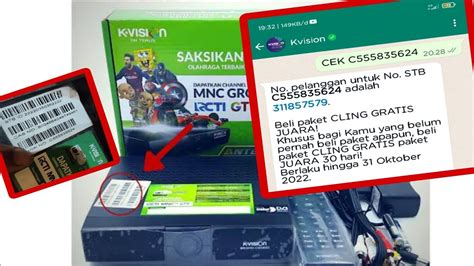 CARA MUDAH CEK ID PELANGGAN K VISION YouTube