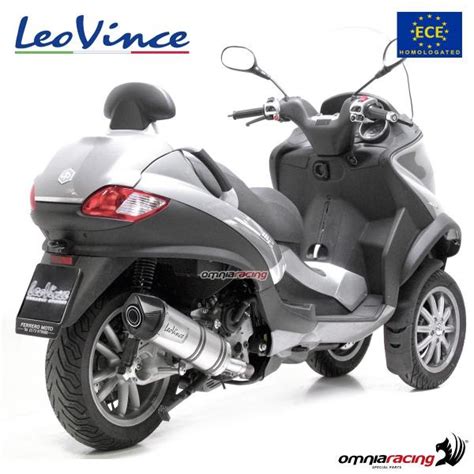 Leovince Lv One Evo Exhaust Steel Approved Slip On Piaggio Mp3 500