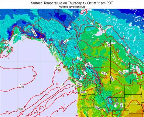 British-Columbia Surface Temperature on Saturday 01 May at 5am PDT