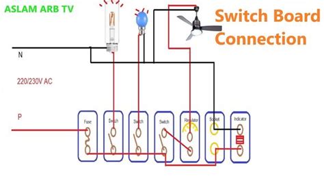 Electric Switch Board Wiring Diagram