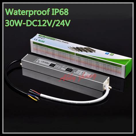 DC 12V 30W IP67 Waterproof Electronic LED Driver Outdoor Lighting