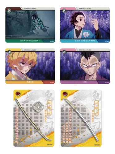 Cartas Demon Slayer Kimetsu No Yaiba 36 Sobres Coleccionable En Venta