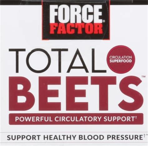 Force Factor Total Beets Circulatory Support Tablets Ct Kroger