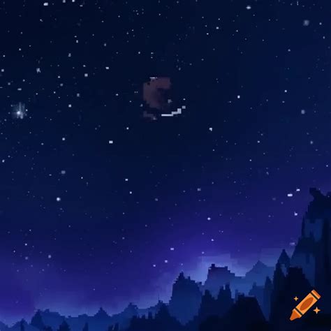 Pixel Art Of A Night Sky, 55% OFF | www.pinnaxis.com