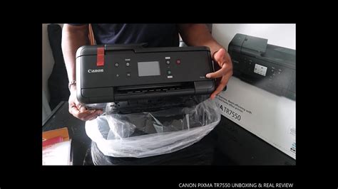 Canon Pixma Tr7550 Unboxing And Real Review Youtube