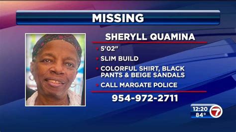 Margate Police Searching For Elderly Woman Missing From Home Wsvn