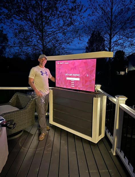 WATERPROOF Outdoor TV Lift Cabinet - Etsy