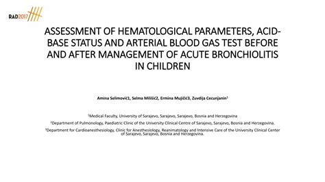 Pdf Assessment Of Hematological Parameters Acid Rad2017rad