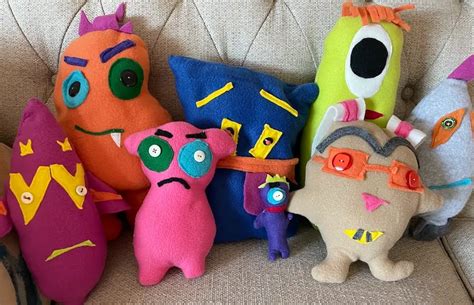 How to Make a Plushie - Stuffed Monster Free Sewing Pattern - Create Whimsy