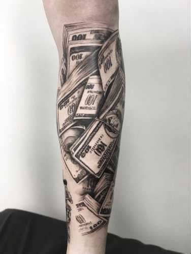 23 Money Sign Tattoo Ideas - Welcome to Fashion Maverick! Discover top trends in tattoos, beards ...