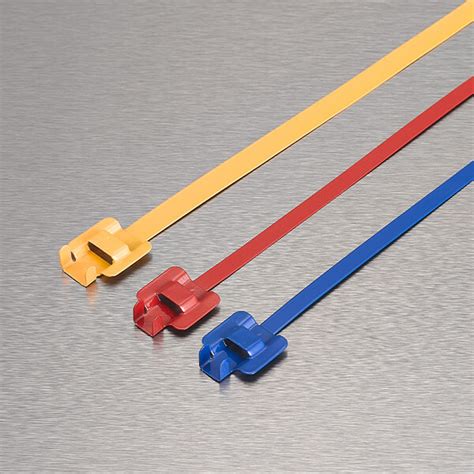 Epoxy Coated Releasable Stainless Steel Cable Tie China Manufacturers