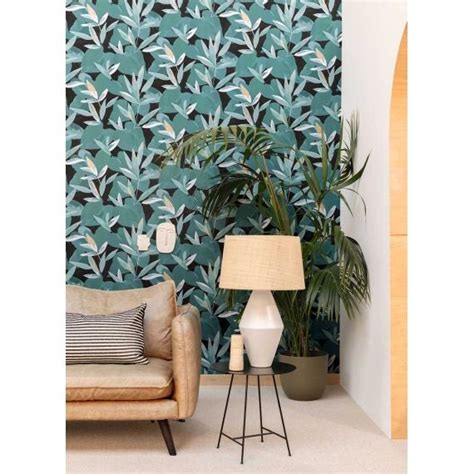 Papier Peint Mural Emeraude 53x840cm Hexoa Mr Scandinave