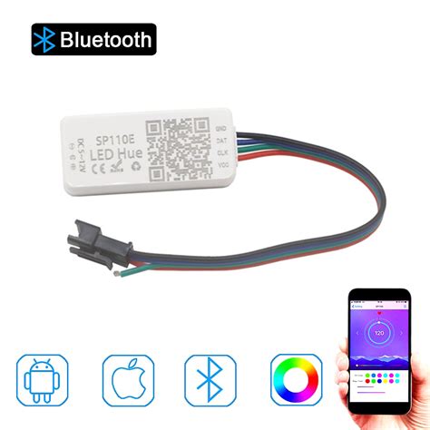 SP110E Bluetooth Regler Für WS2801 WS2812B SK6812 RGB RGBW Magische