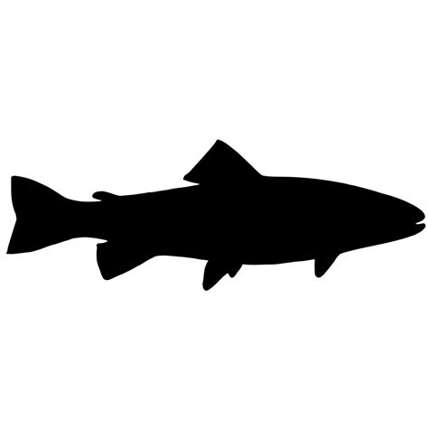 Fish Silhouette Trout Clip art - fish png download - 1200*1200 - Free Transparent Fish png ...