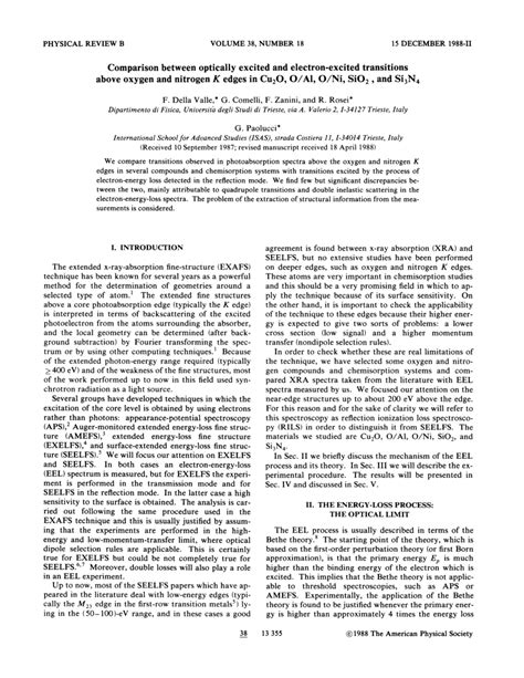 PDF Comparison Between Optically Excited And Electron Excited