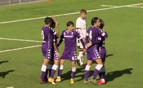 Primavera Con La Pipa In Bocca Goleada Viola Al Cagliari Cantera Viola