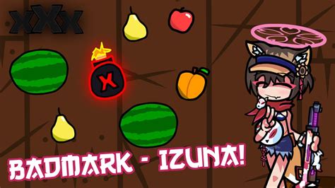 Fnf Fruit Ninja Badmark 【 Ft Kuda Izuna Swimsuit Blue Archive