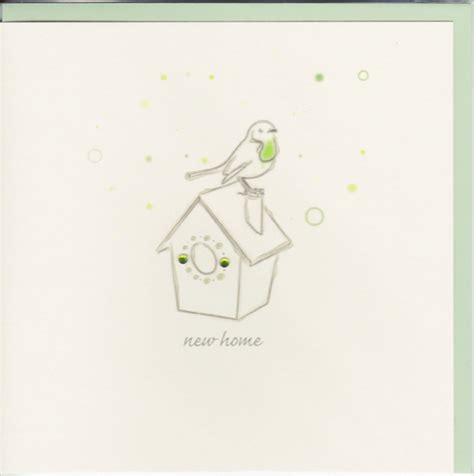 New Home Bird Greetings Card Potters House Limited