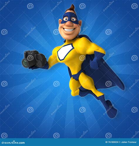 Fun Superhero Stock Illustration Illustration Of Healthy 76180024