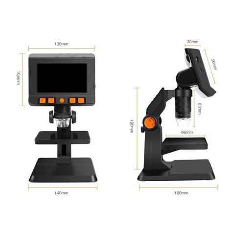 Microscope numérique YOSOO 1000X avec écran LCD et mise au point