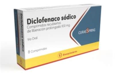 NIBITHA DICLOFENACO SODICO 100 MG X 8 COMPRIMIDOS