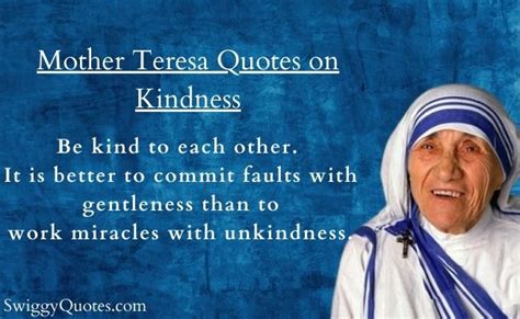 10 Famous Mother Teresa Quotes on Kindness - Swiggy Quotes