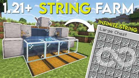 Infinite String Farm In Minecraft 121 Duplication Glitch Tutorial