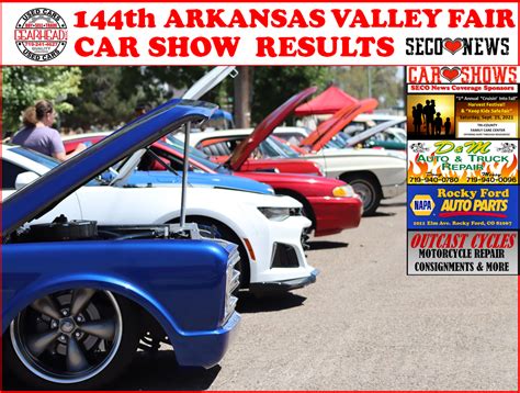 Seco News Th Arkansas Valley Fair Car Show Results