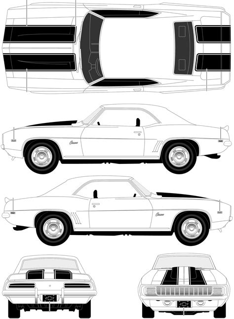 Car Blueprints Camaro