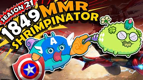 Shrimpinator MMR Season 21 Axie Infinity Gameplay Dusk Aqua