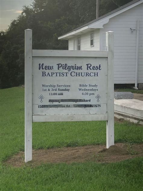 New Pilgrim Rest Baptist Church Cemetery Em Torbert Louisiana