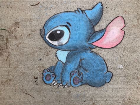 Disney Loving Teen Spreads Happiness With Her Chalk Drawings