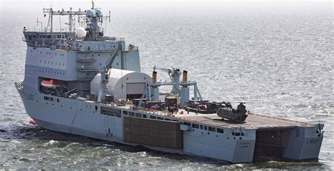 Rfa Lyme Bay Docked Down Navy Lookout