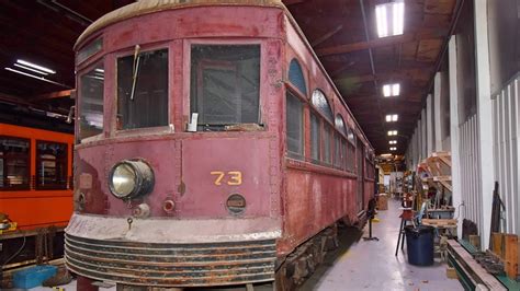 Pennsylvania Trolley Museum Red Arrow 73 Restoration Youtube