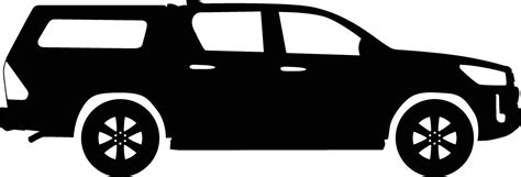 Side view car silhouette illustration 44186625 Vector Art at Vecteezy