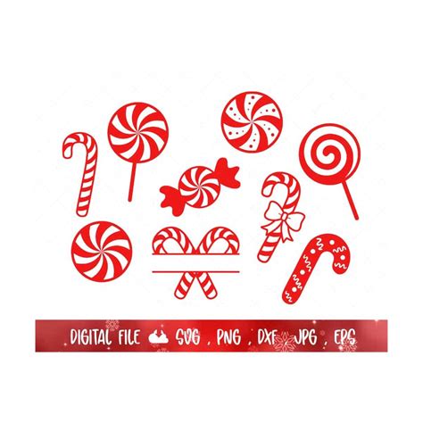 Christmas Candy Svg Holiday Candy Svg Swirl Svg Peppermin Inspire