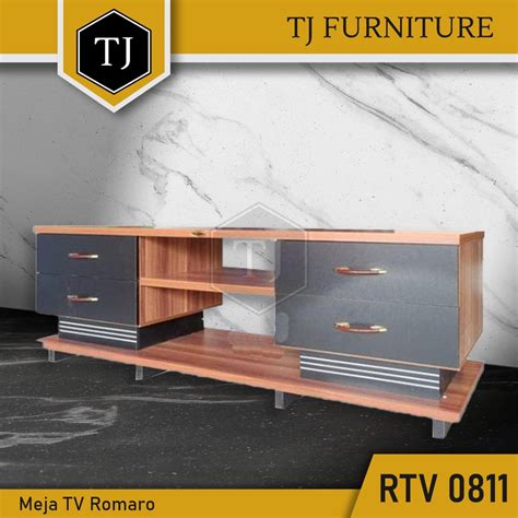 Jual Meja TV Rak TV Lemari TV Buffet TV Romaro RTV 0811 Shopee