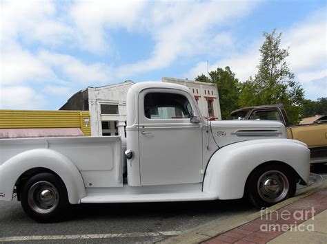 Old White Ford Photograph by Janet Dickinson | Pixels