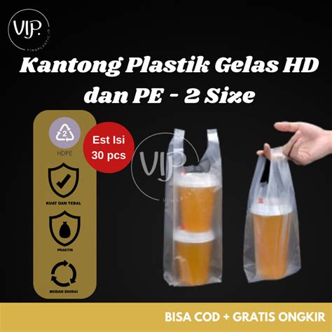 Jual Kantong Kresek 1 Gelas Kresek Gelas Plastik Gelas Kantong