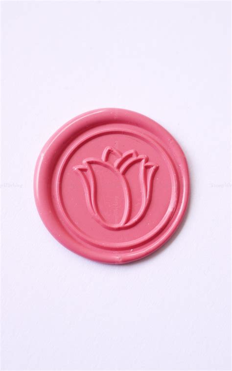 Tulip Sealing Wax Stamp Tulip Wax Seal Stamp Tulip Etsy