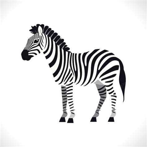 Premium Vector Cute Zebra Cartoon Vector Illustration