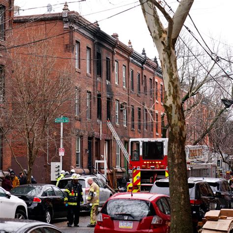 Scenes From The Philadelphia Rowhouse Fire On The 800 Block Of North 23rd Street The New York