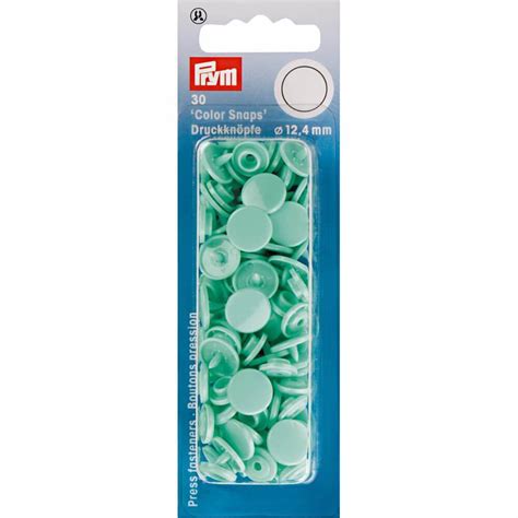 Prym Love Color Snaps Mm Stk Mint Mm Sypaian