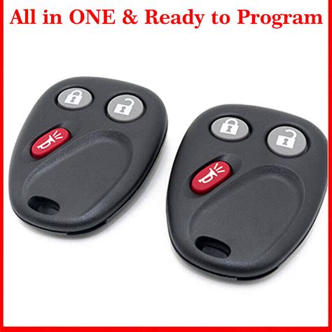 2 Replacement For Gmc Sierra 1500 2003 2004 2005 2006 Remote Car Key Fob Lhj011 Ebay